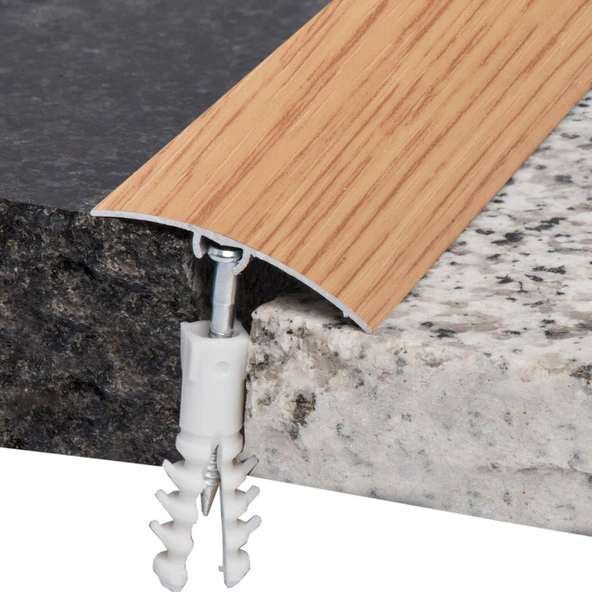 Ersin 3104 41 mm Seviye Profili Meşe 90 cm (5'li Paket) ürün görseli 1