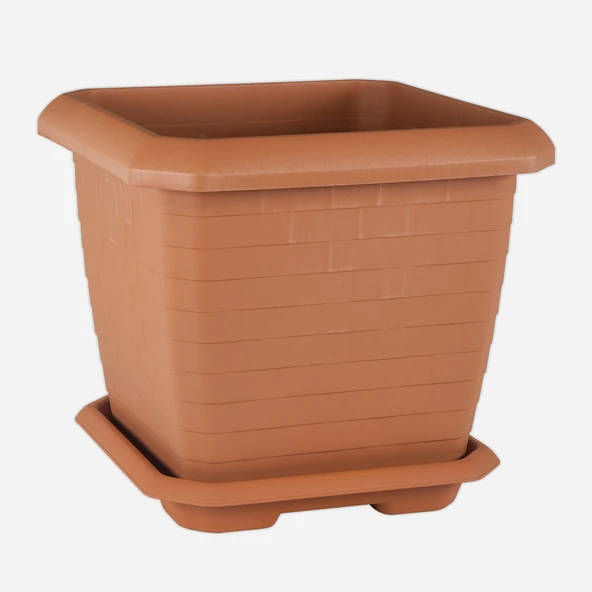 Serinova Hisar Saksı 44 lt Kahve (2'li Paket) ürün görseli 1
