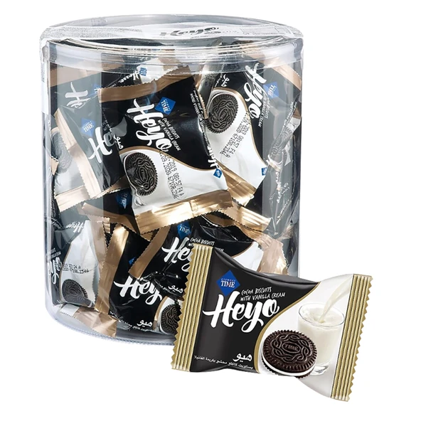 Çizmeci Time Heyo Vanilya Kremalı Kakaolu Bisküvi 48 x 10 G (5'li Paket) ürün görseli 1