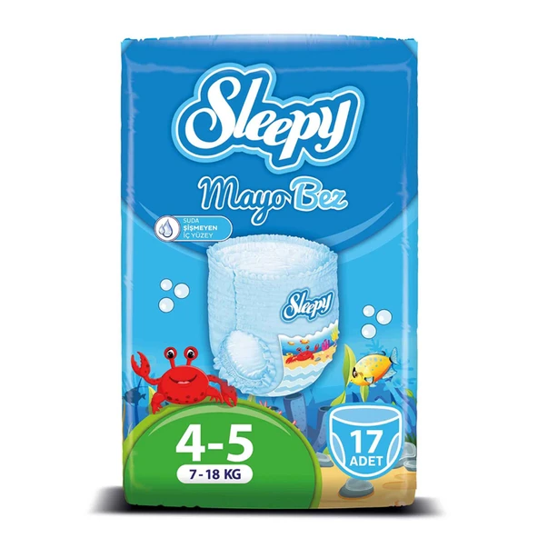 Sleepy Mayo Bebek Bezi Junıor 7-18 Kg 17'Li (5'li Paket) ürün görseli 1
