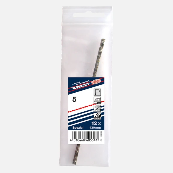 Wisent 12'li Kıl 130 mm Testere Bıçağı (6'li Paket) ürün görseli 1
