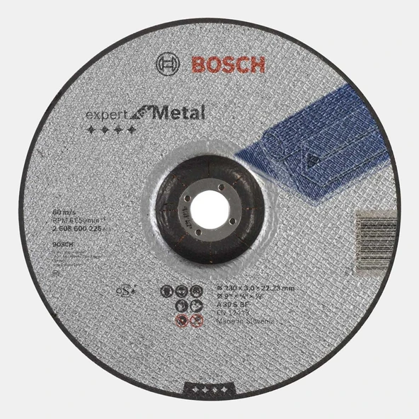 Bosch 230x3 mm Metal Bombeli (8'li Paket) ürün görseli 1