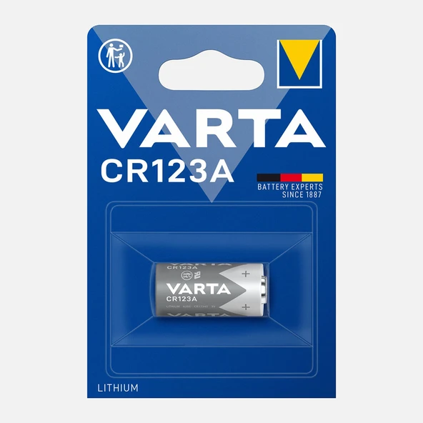 Varta CR123A Lityum Özel Pil (5'li Paket) ürün görseli 1