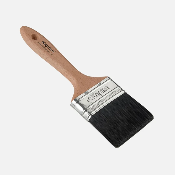 Kaptan No:3 Yağlı Boya Fırçası Ahşap Saplı (8'li Paket) ürün görseli 1