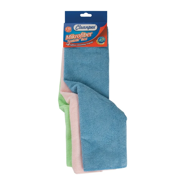 Cleanpex Mikrofiber Temizlik Bezi 3'lü 30 X 40 cm (5'li Paket) ürün görseli 1