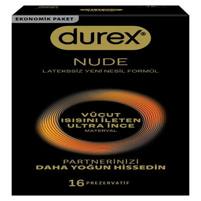 durex Nude Prezervatıf 16Lı (2'li Paket) ürün görseli 1