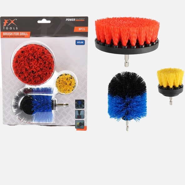CY8500720 3'lü Matkap Ucu Fırça Seti (3'li Paket) ürün görseli 1