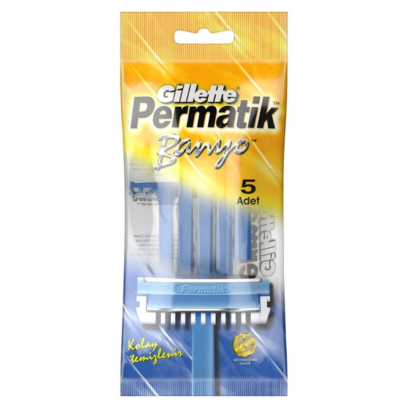 Gillette Permatik Banyo Kullan At Tıraş Bıçağı 5 Adet (8'li Paket) ürün görseli 1