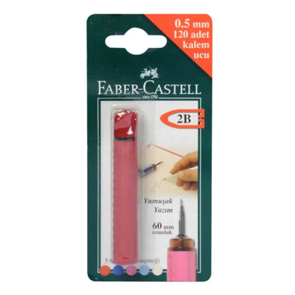 Faber Castell Uç Tekli 0.5 Mm 120'li (K+M+P+A.M.+B) (7'li Paket) ürün görseli 1
