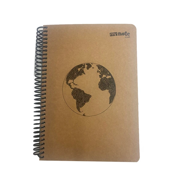Mynote Kraft Defter A5 100 Yaprak Kareli (8'li Paket) ürün görseli 1