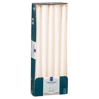 METRO PROFESSIONAL Şamdan Mum 10 Lu Krem (6'li Paket) ürün görseli 1
