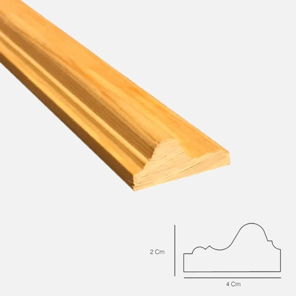 Szn Duvar Kağıdı Çıtası Sarıçam 1. Sınıf 002 100x4,0x2,0 cm (6'li Paket) ürün görseli 1