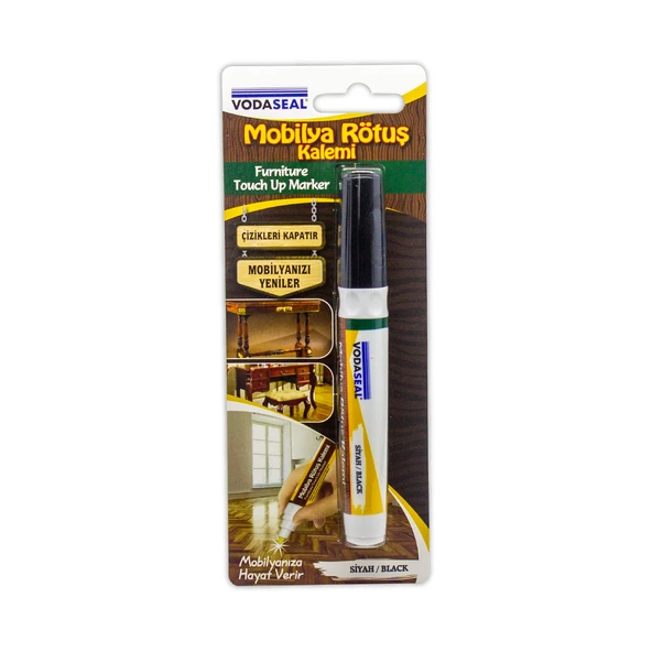 Vodaseal Mobilya Rötüş Kalemi Siyah (8'li Paket) ürün görseli 1
