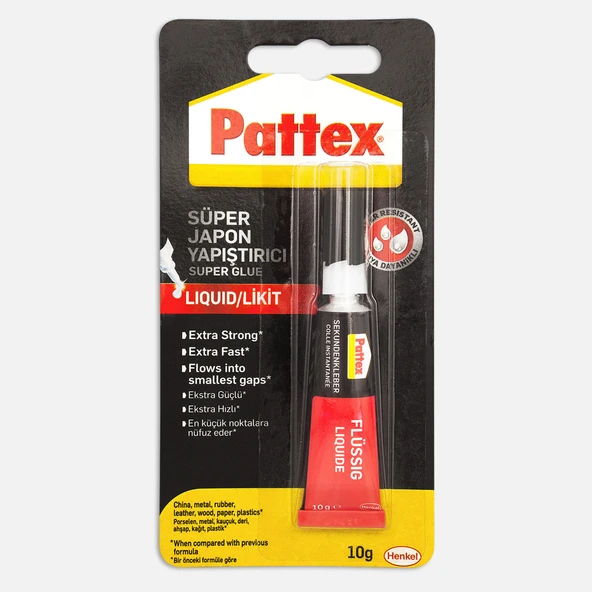 Pattex Süper Japon Yapıştırıcı 10 gr (6'li Paket) ürün görseli 1
