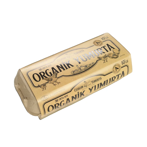 Coşkun Organik Yumurta 10'lu M Boy (53-62) G (8'li Paket) ürün görseli 1