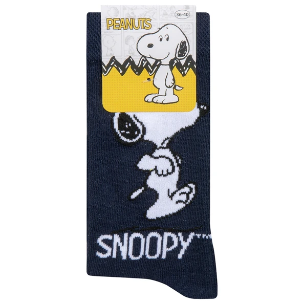 Peanuts Snoopy Kadın Soket Çorap (7'li Paket) ürün görseli 1
