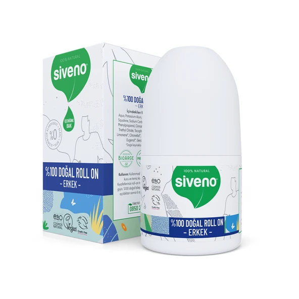 Siveno Roll-On Deodorant Erkekler İçin 50 Ml (2'li Paket) ürün görseli 1