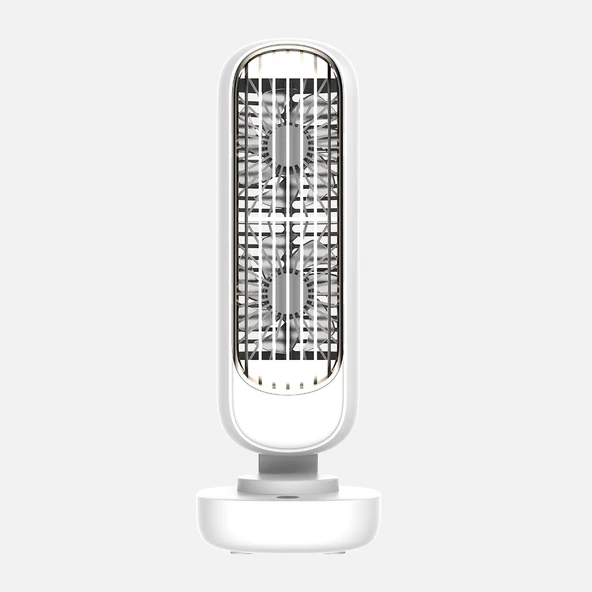Dlc Çift Fan Usb Şarjlı Vantilatör ürün görseli 1