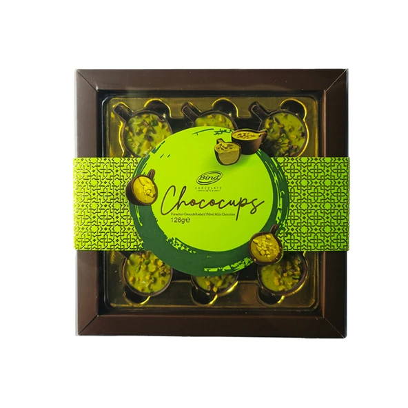 Bind Antep Fıstık Parçacıklı & Dolgulu Sütlü Çikolata 126 G (5'li Paket) ürün görseli 1