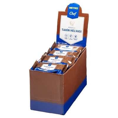 METRO Chef Helva 24Lü 40 G Kakaolu (4'li Paket) ürün görseli 1