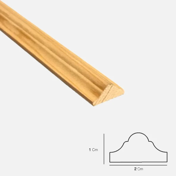 Szn Duvar Kağıdı Çıtası Sarıçam 1. Sınıf 001 200x2,0x1,0 cm (6'li Paket) ürün görseli 1