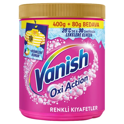 Vanish Toz Leke Çıkarıcı 480 G Pembe (6'li Paket) ürün görseli 1
