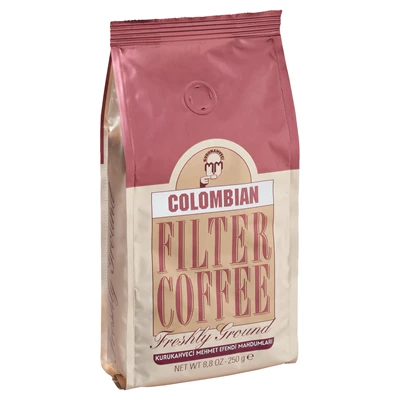 KURUKAHVECİ MEHMET EFENDİ Colombıan Fıltre Kahve 250G (4'li Paket) ürün görseli 1
