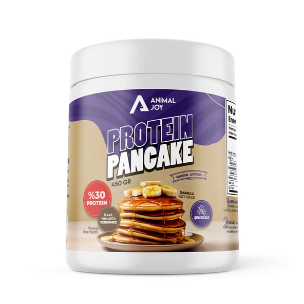 Animal Joy Vanilya Aromalı Protein Pankek Toz Karışımı 450 G (3'li Paket) ürün görseli 1