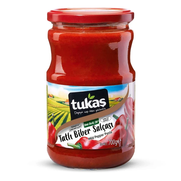 Tukaş Biber Salçası 700 G Cam (7'li Paket) ürün görseli 1