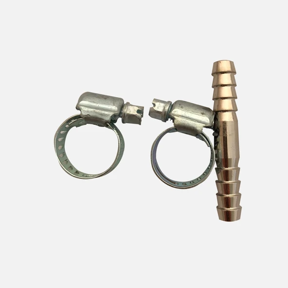 Admiral 10mm Hortum Eki Kelepçeli Krom-Pirinç (7'li Paket) ürün görseli 1