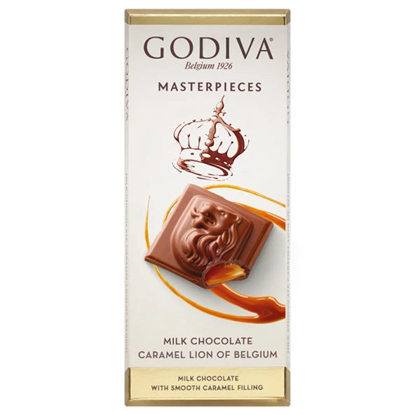Godiva Masterpiece Karamelli Sütlü Çikolata Tablet 86 G (6'li Paket) ürün görseli 1