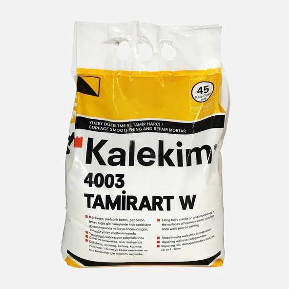 Kalekim 5 kg Tamirart W Beyaz (5'li Paket) ürün görseli 1