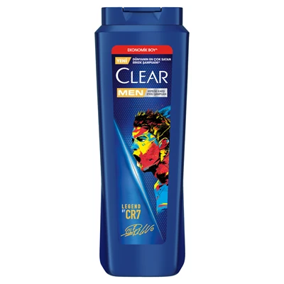 CLEAR Men Şampuan 500 Ml Cristiano Ronaldo (8'li Paket) ürün görseli 1