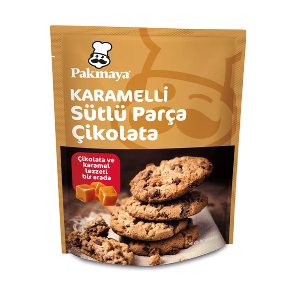 Pakmaya Karamelli Sütlü Parça Çikolata 70 G (6'li Paket) ürün görseli 1