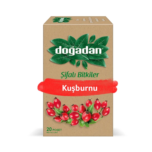 Doğadan Kuşburnu Çayı Poşet 20'li 48 G (8'li Paket) ürün görseli 1