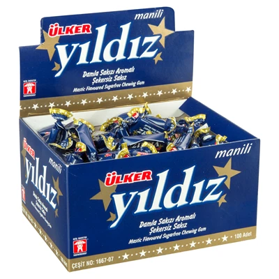 ÜLKER Yıldız Sakız 100Lü Soft Damla (5'li Paket) ürün görseli 1
