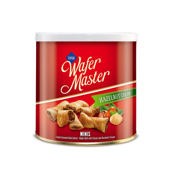 Çizmeci Time Wafer Master Minis Fındıklı Gofret 120 G (8'li Paket) ürün görseli 1