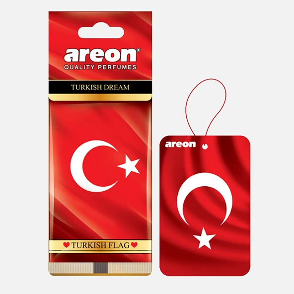 Areon Türk Bayrağı Oto Koku (8'li Paket) ürün görseli 1