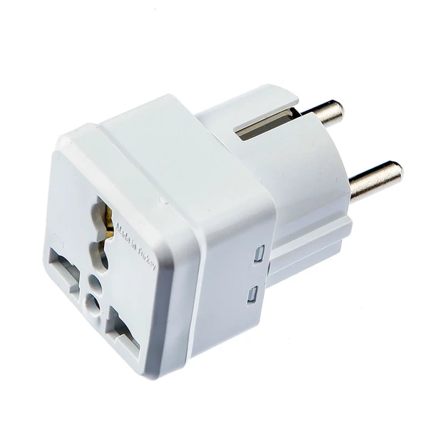 Tek-iş Seyahat Adaptörü Türk Erkek Fişli Universal (8'li Paket) ürün görseli 1