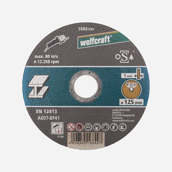 Wolfcraft Metal Disk Ø115x1x22,2mm (7'li Paket) ürün görseli 1