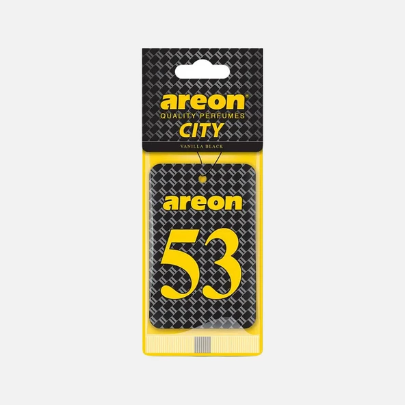 Areon City Vanilla Black 53 Oto Kokusu (8'li Paket) ürün görseli 1
