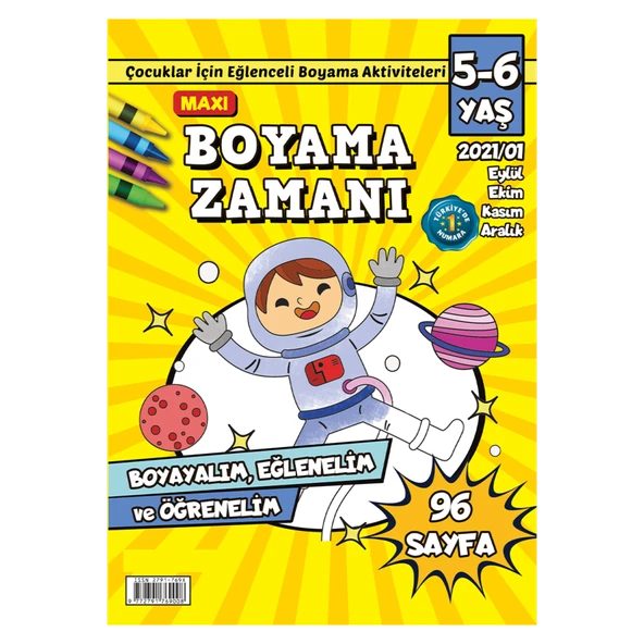 Maxi Boyama Zamanı (5'li Paket) ürün görseli 1