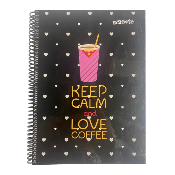 Mynote Coffee Çizgili Defter 100 Yaprak 18.5 x 25.5 (6'li Paket) ürün görseli 1
