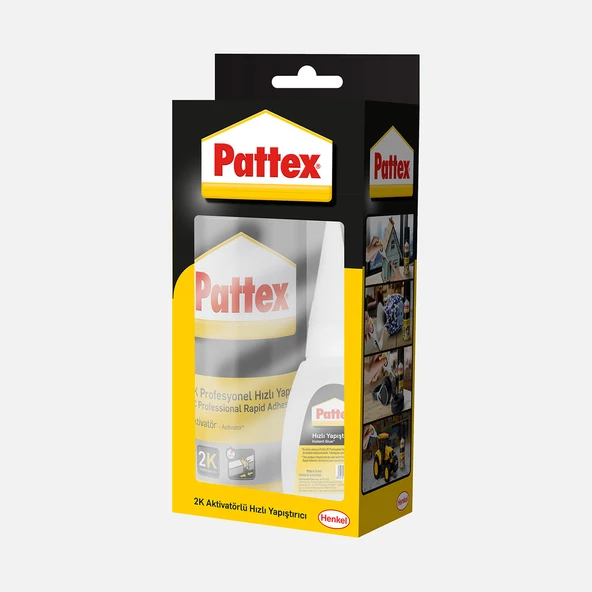 Pattex 2K Hızlı Yapıştırıcı 100+17 ml (6'li Paket) ürün görseli 1