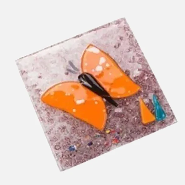 Dekoratif Cam Gider Kapağı (8'li Paket) ürün görseli 1