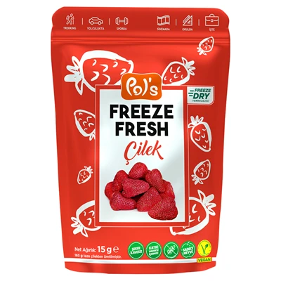 Pol'S Freeze Fresh 15 G Çilek (8'li Paket) ürün görseli 1