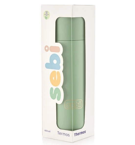 Sebi Bebe Prime Çelik Termos 400 ml Yeşil ürün görseli 1