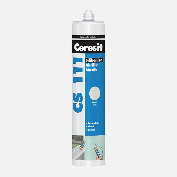 Ceresit CS 111 Akrilik Mastik Beyaz 240 ml (7'li Paket) ürün görseli 1