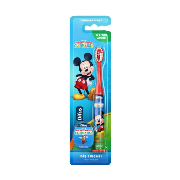 Difaş Mickey Mouse Diş Fırçası 4-7 Yaş (8'li Paket) ürün görseli 1