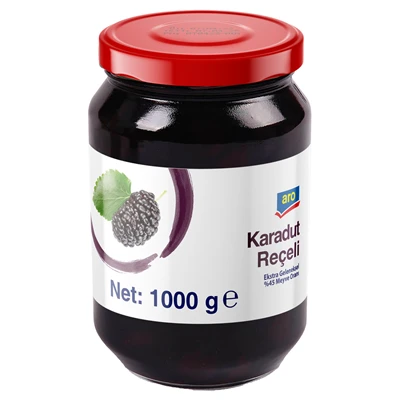 aro Reçel 1 Kg Karadut (5'li Paket) ürün görseli 1